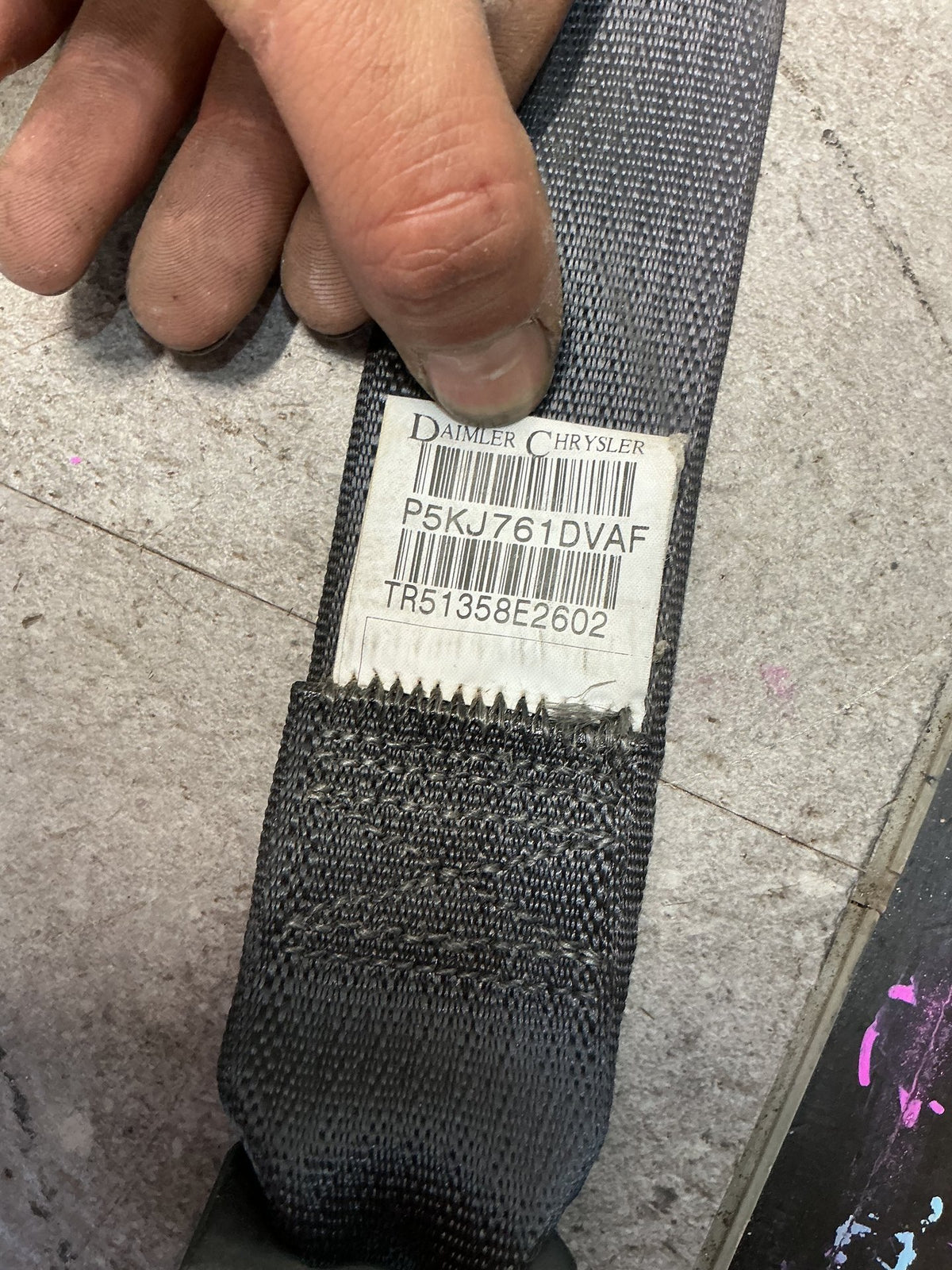 2007-2010 Dodge Nitro KA- Right Rear Seat belt- (TAG12811)