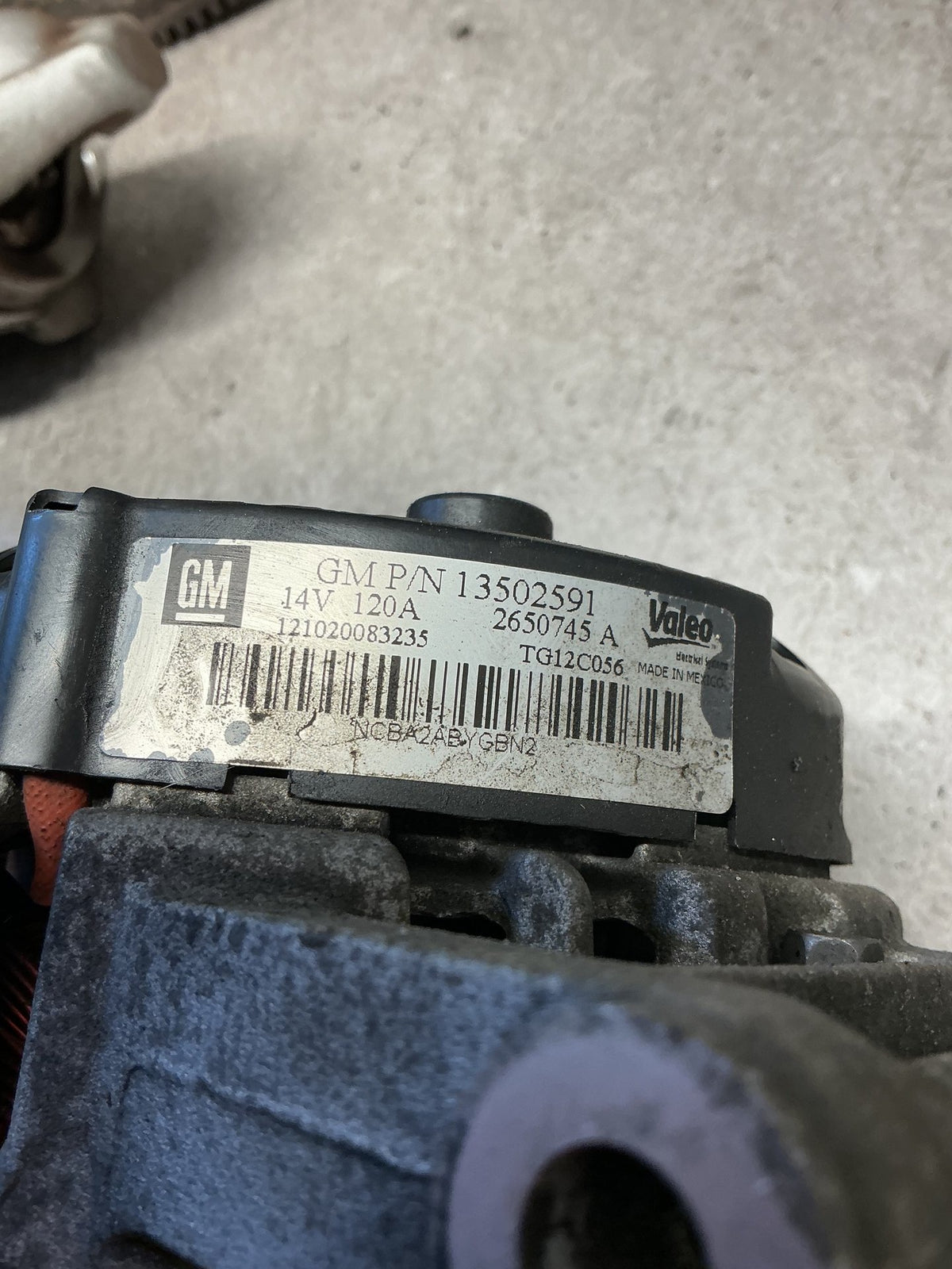 2013 Holden Captiva 5- Alternator- (TAG13218)
