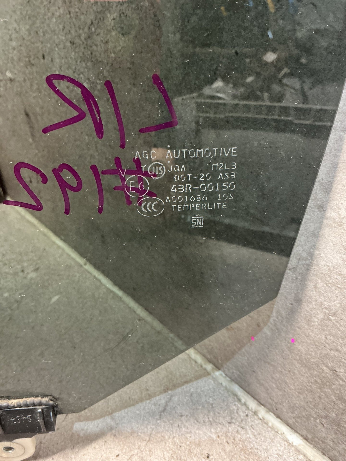 2021 Mitsubishi Outlander GF8- Left Rear Door Glass- (TAG16880)