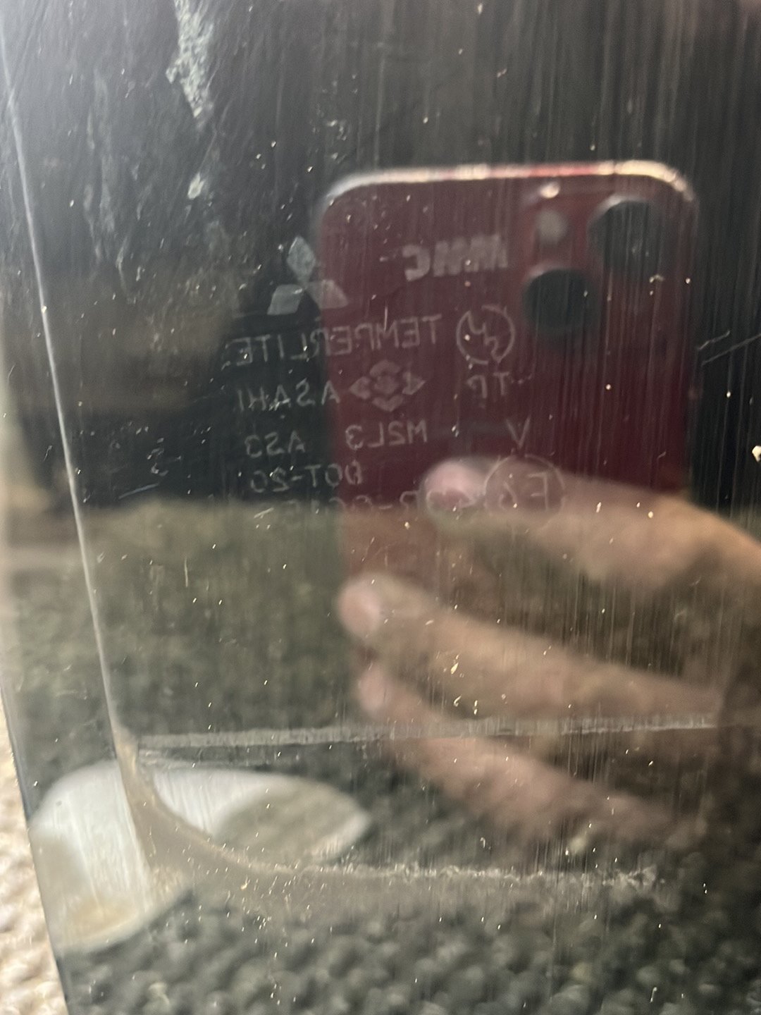 1997 Mitsubishi Pajero II V2*C- Right Rear Door Glass- (TAG9673) PN: M2L3