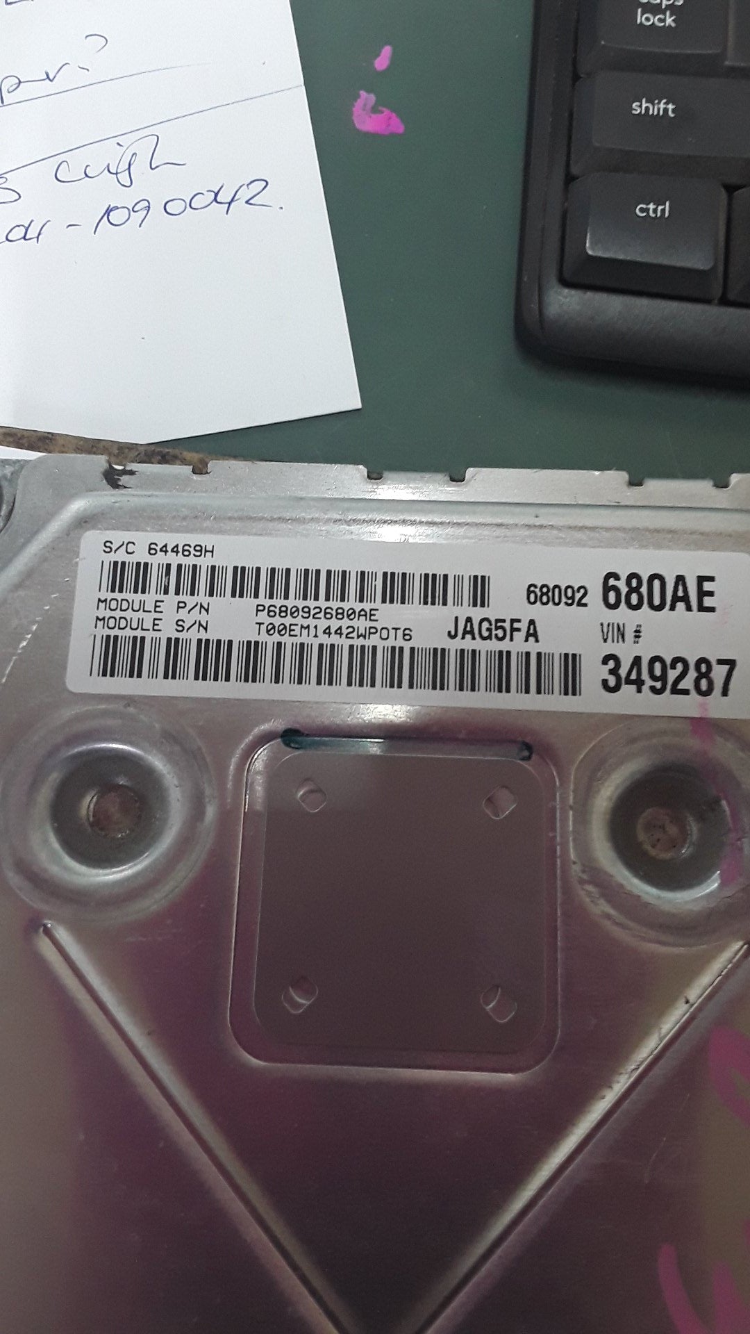2012-2015 Dodge Journey- ECU- (TAG1413)
