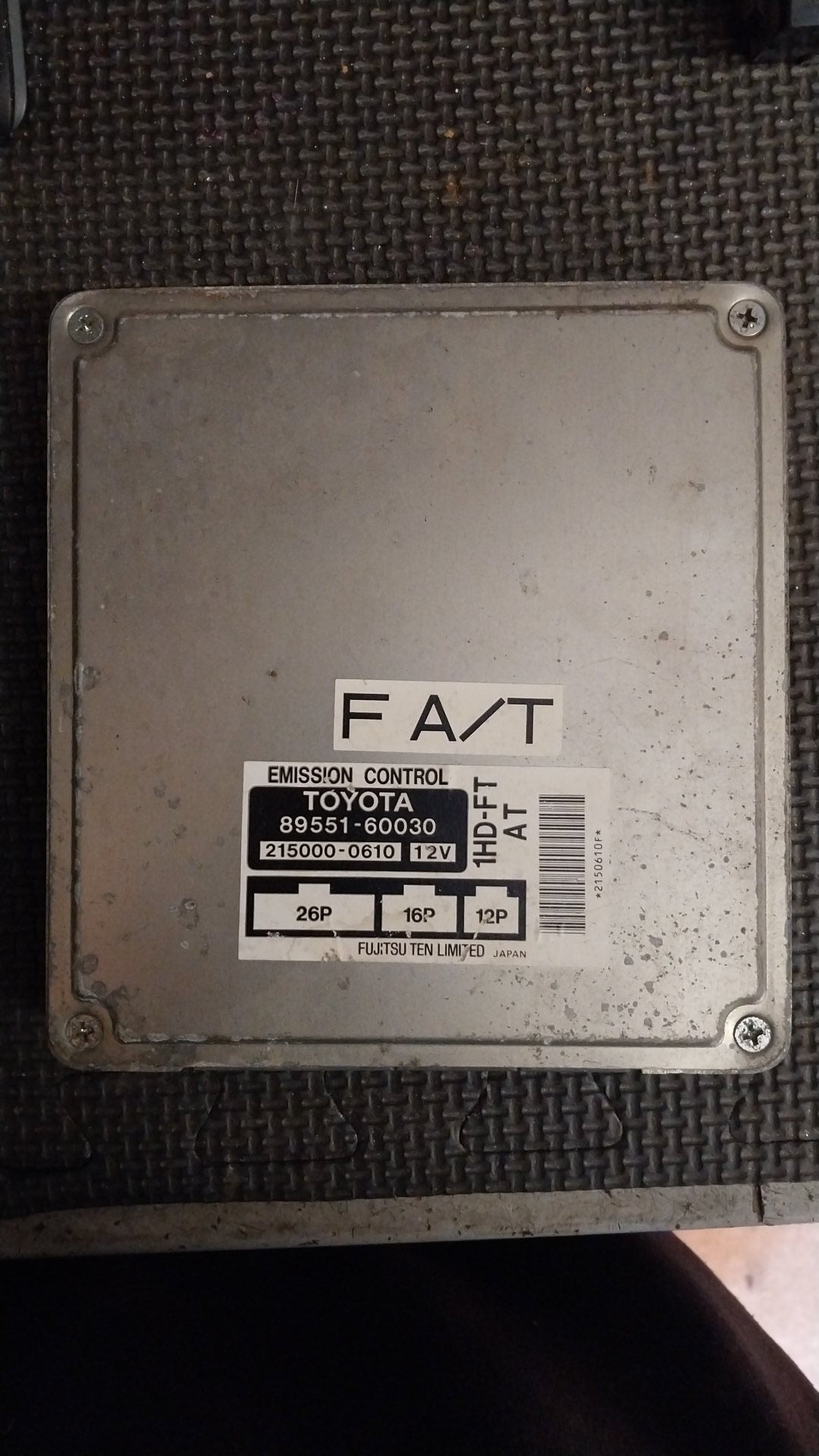 1995 Toyota Land Cruiser Landcruiser HDJ81- ECU- (TAG2351)