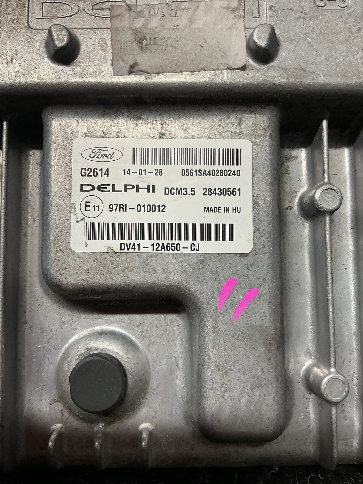 2013 Ford Kuga- ECU- (TAG10180) PN: DV41-12A650-CJ