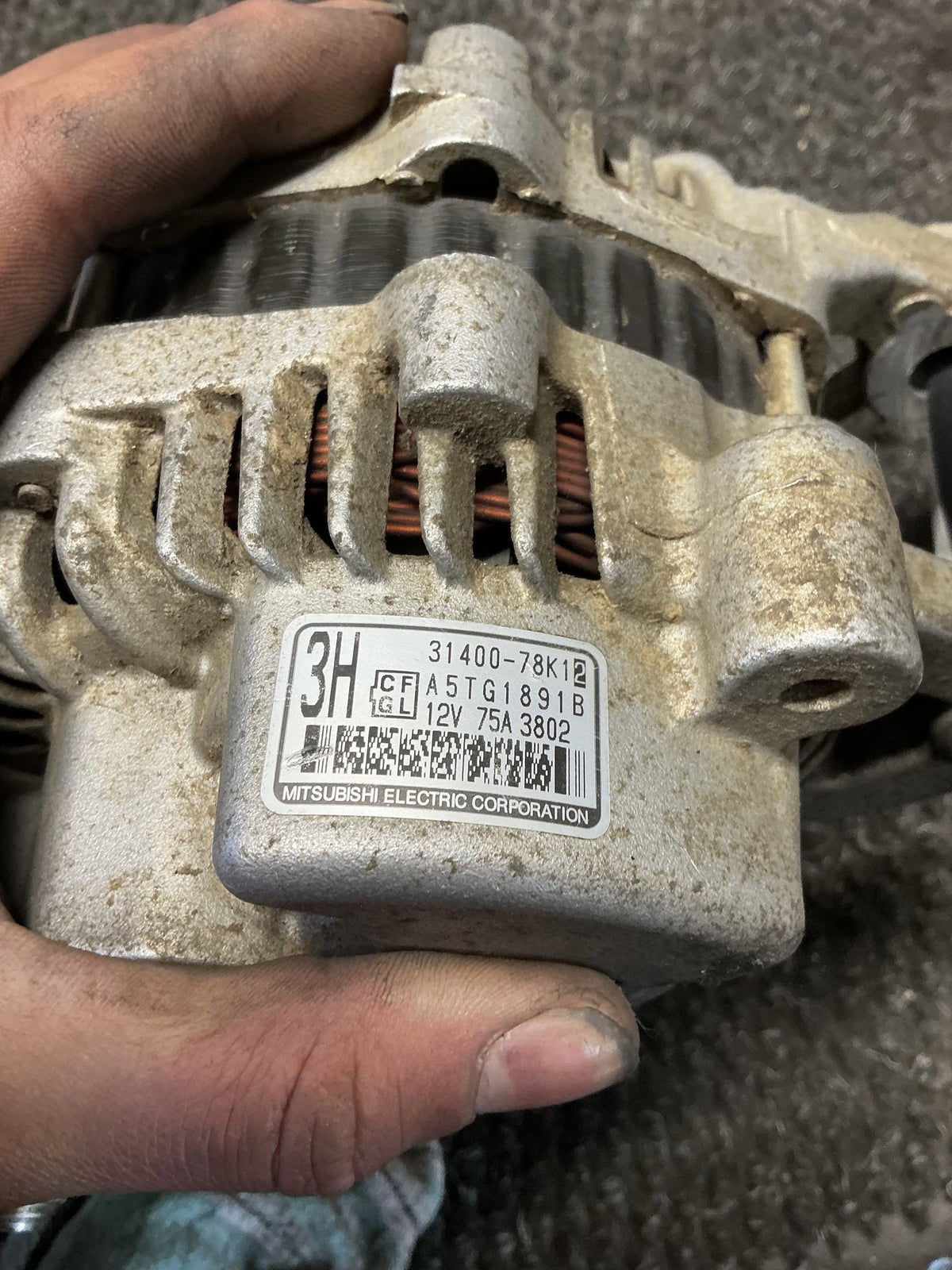 2014 Suzuki Vitara 9W072- Alternator- (TAG10777)