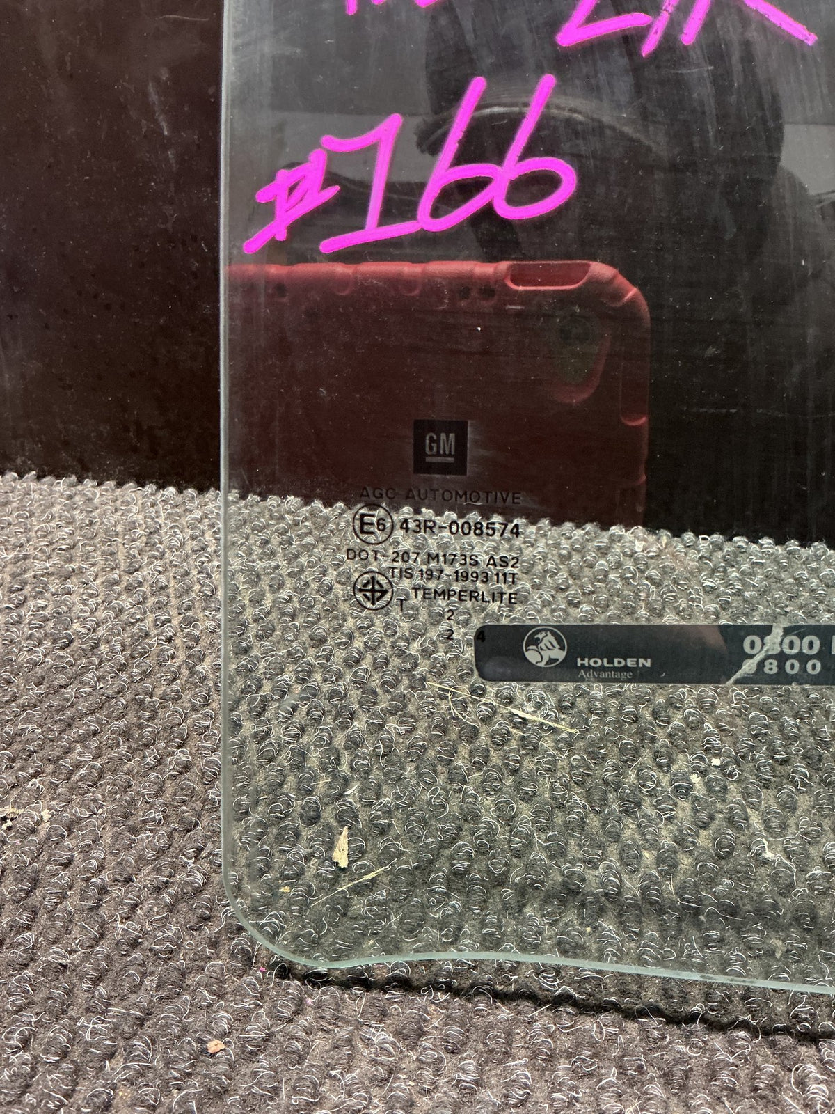 2012-2013 Holden Colorado RG- Left Rear Door Window- (TAG11011)