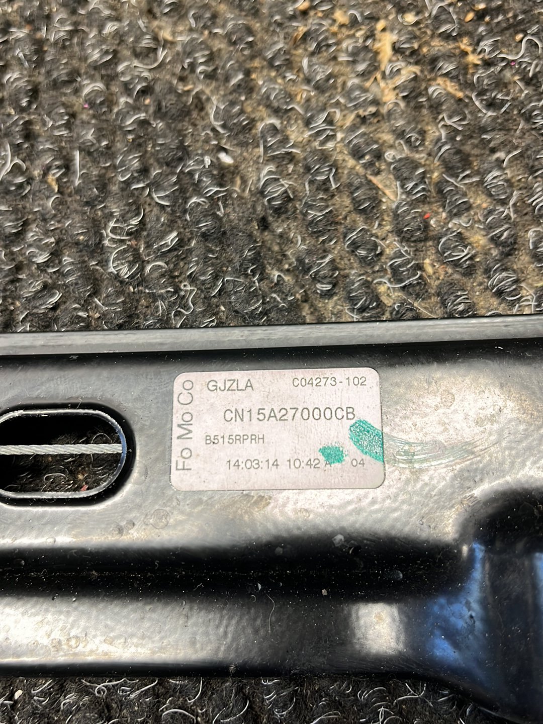 2014 Ford EcoSport- Right Rear Window Regulator/Motor- (TAG8974)