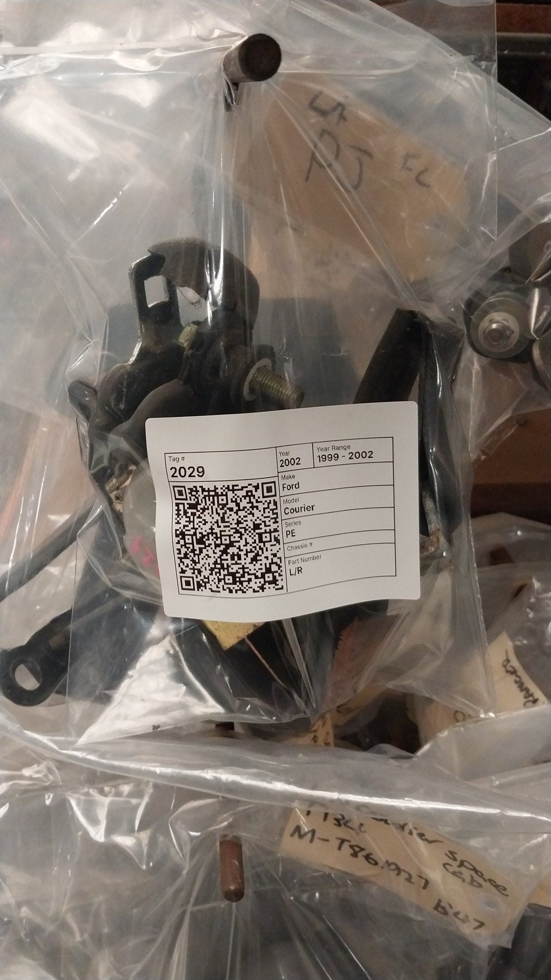 1999-2002 Ford Courier PE- Left Rear Seat Belt- (TAG2029)