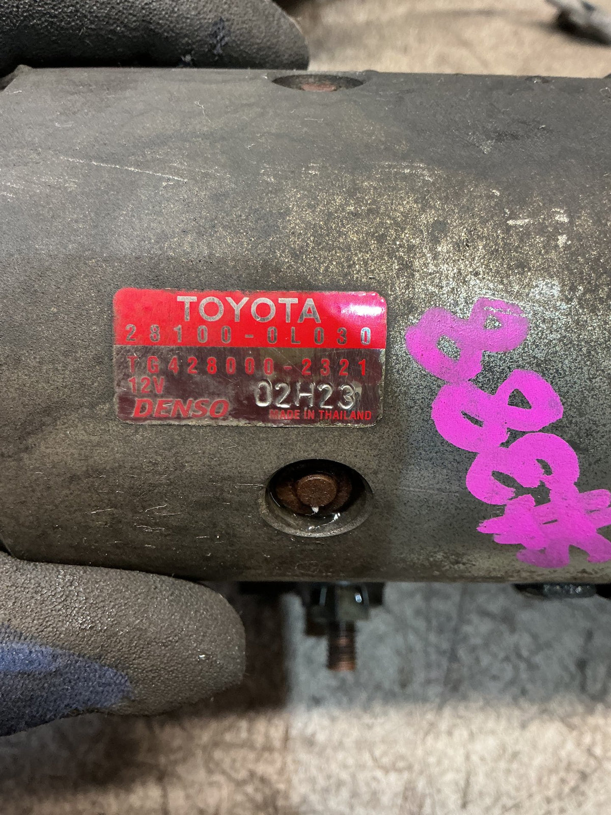 2006 Toyota Hilux - Starter Motor - (TAG17747)