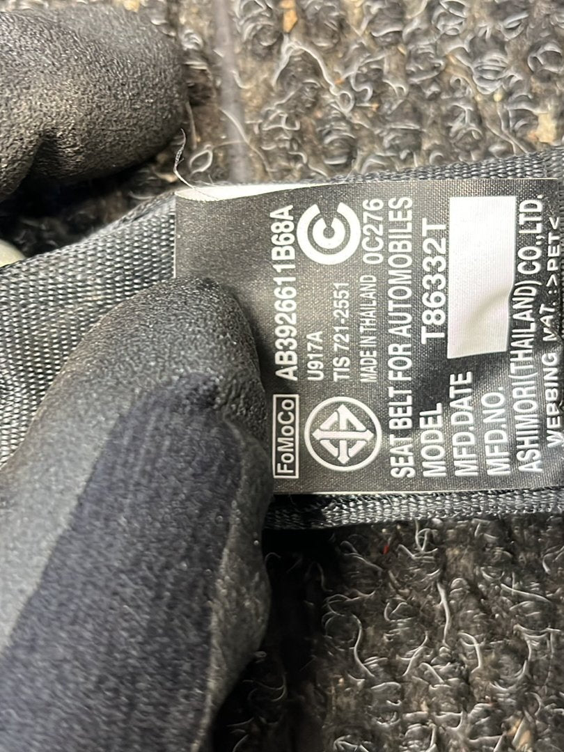 2015-2018 Ford Ranger PXII- Right Rear Seat belt- (TAG7539)