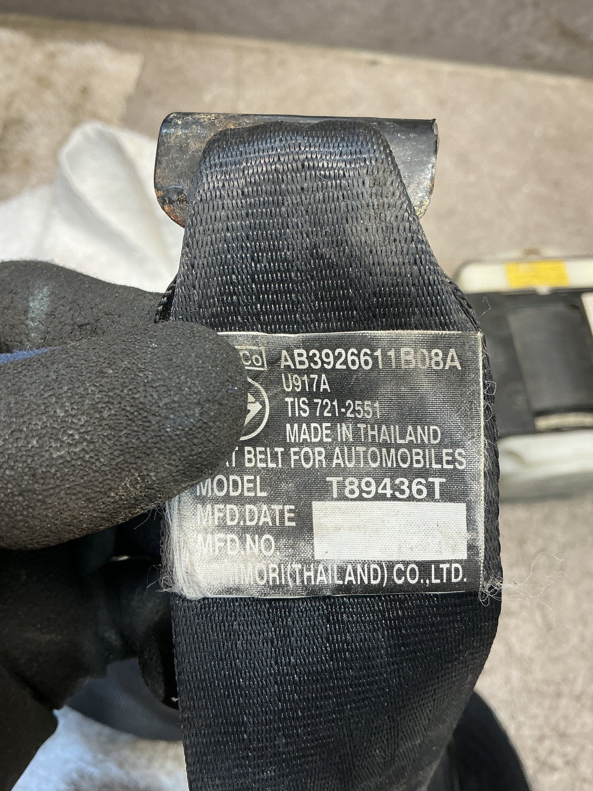2011-2015 Ford Ranger PXI - Left Front Seat Belt - (TAG18079)