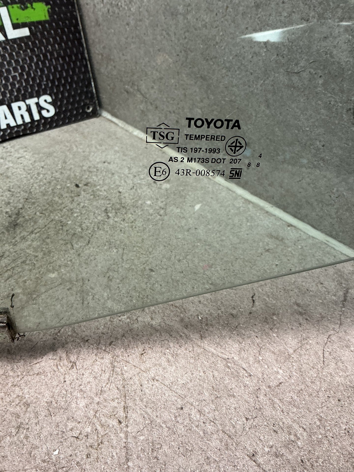 2006-2011 Toyota Hilux VII N10- Left Rear Door Glass- (TAG15883)