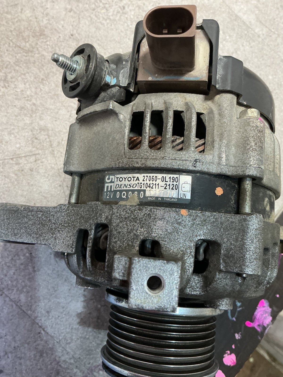 2017 Toyota Hilux SR5- Alternator- (TAG12475)