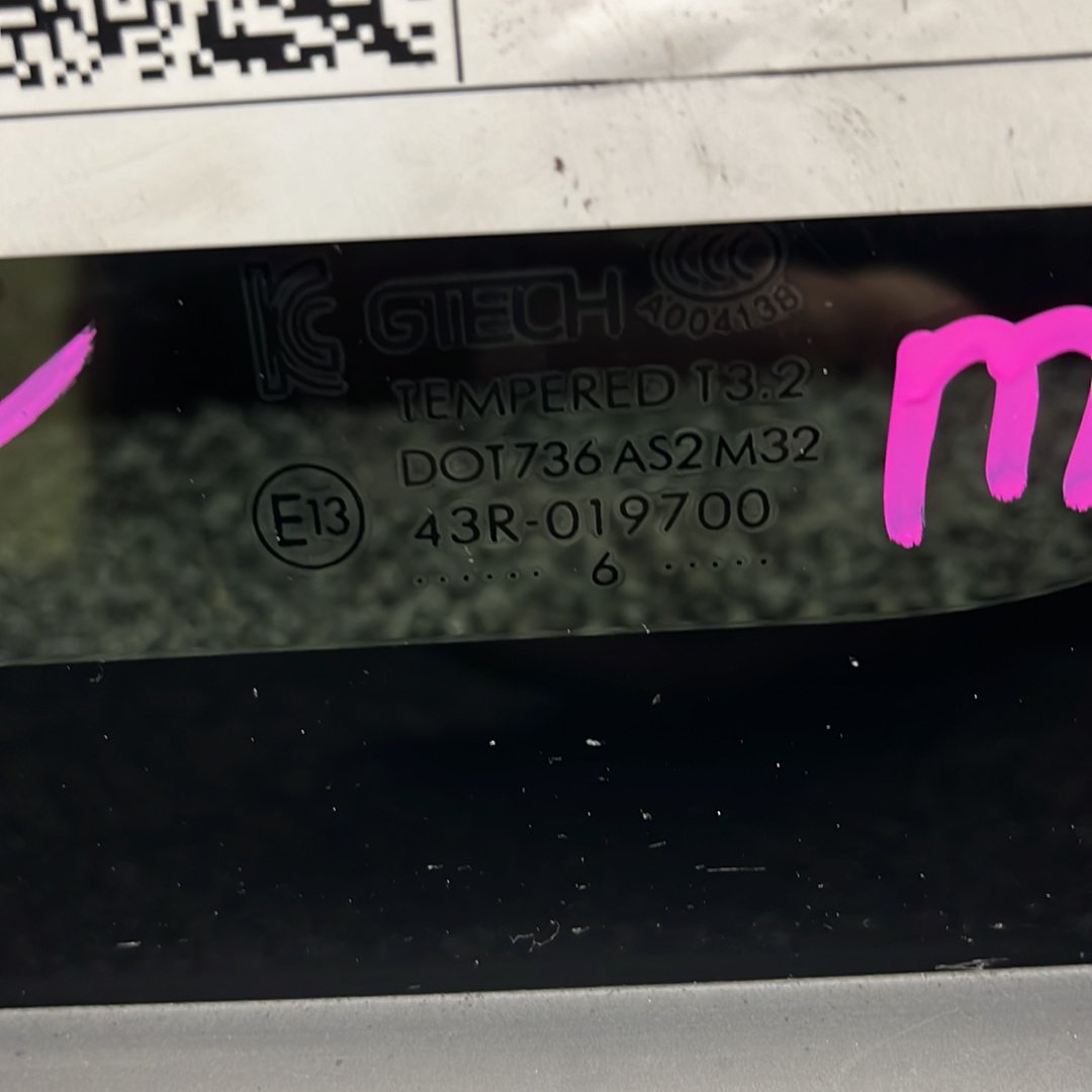 2017 Holden Captiva- Right Rear Quarter Door Glass- (TAG7936)