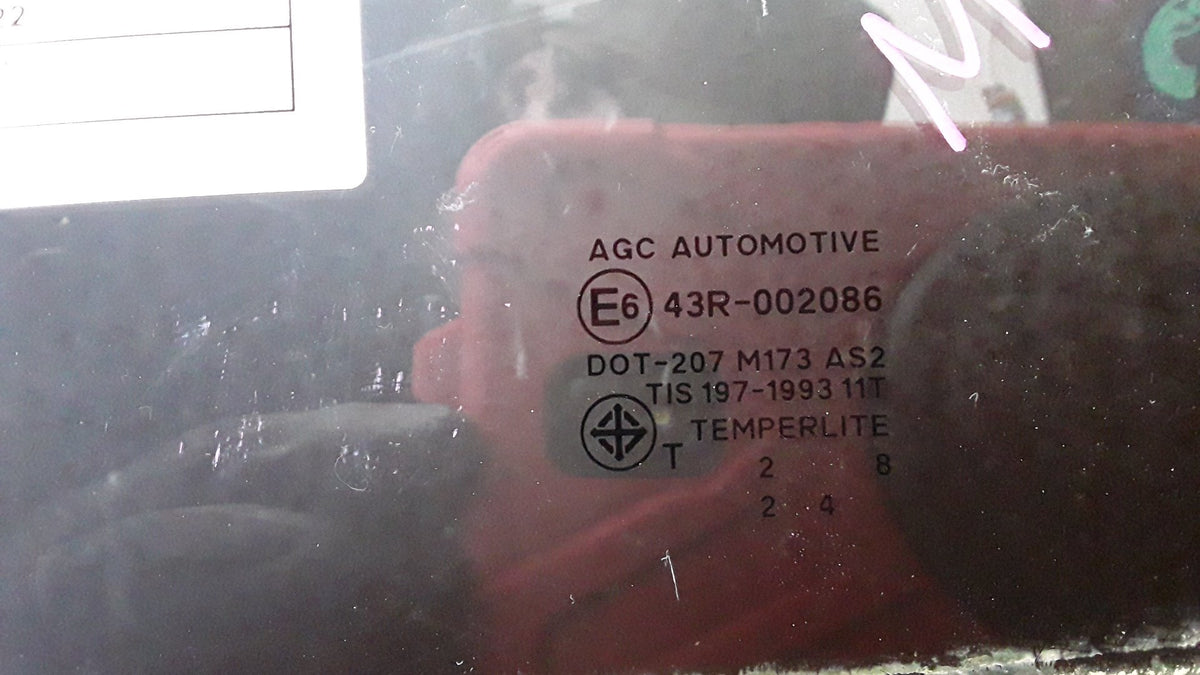 2009-2015 Nissan Navara D22- Left Front Door Window- (TAG6826) PN: M173