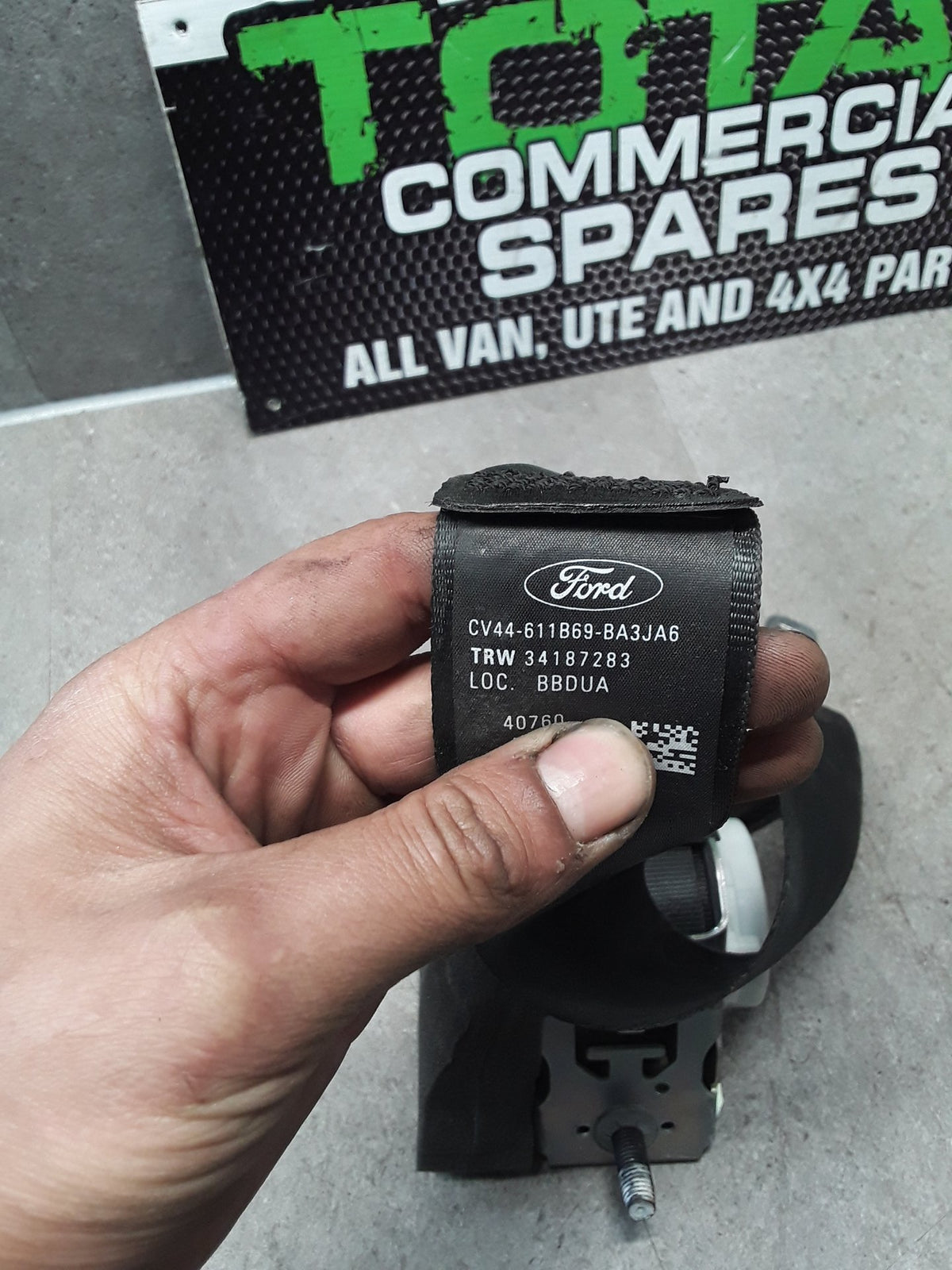 2016-2018 Ford Escape ZG- Left Rear Seat Belt- (TAG12385)