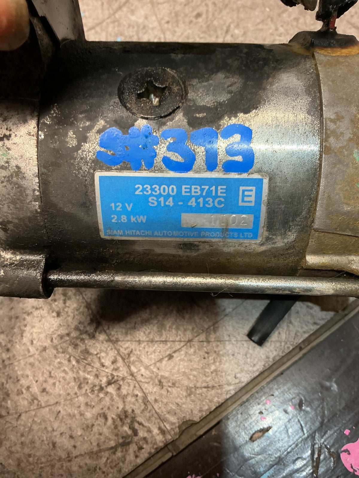 2011 Nissan Navara D40- Starter Motor- (TAG15653)
