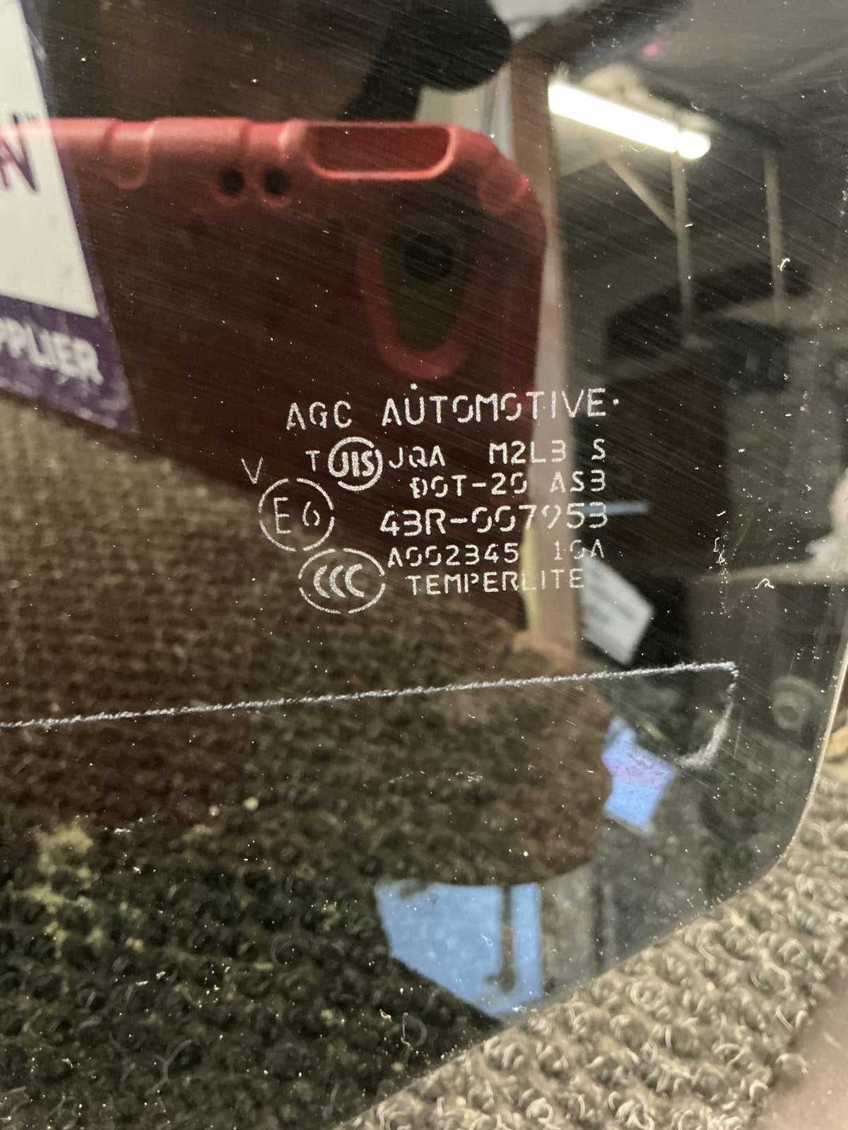 2013 Mitsubishi Outlander III GF*W- Left Rear Door Window- (TAG11329) PN: M2L3
