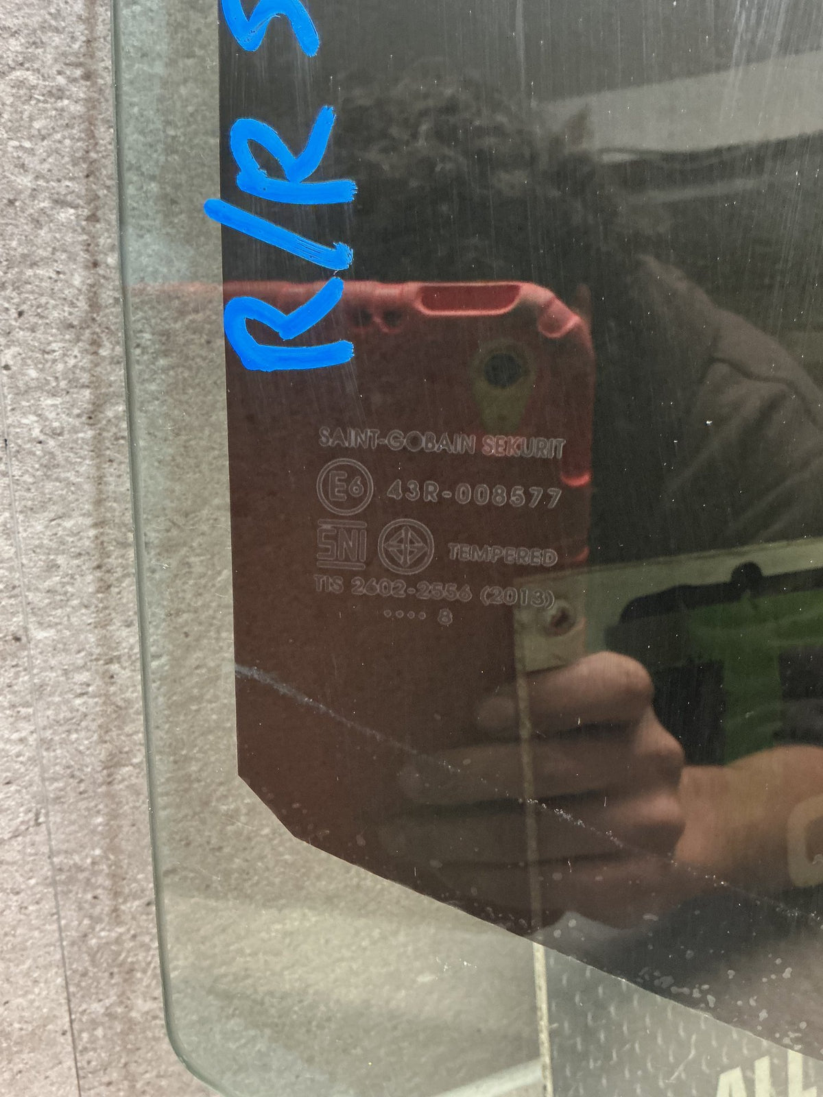 2019 Mitsubishi Triton- Right Rear Door Glass- (TAG14584)