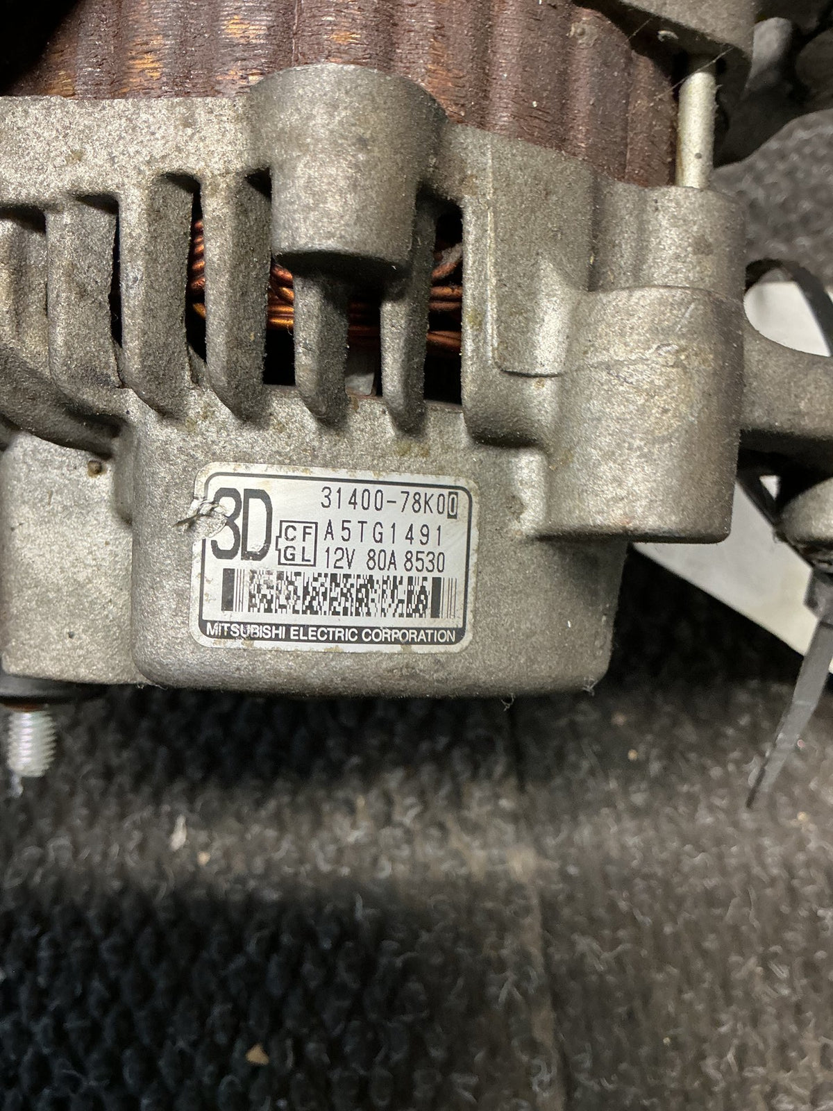 2016 Suzuki Vitara 2W065- Alternator- (TAG10774)