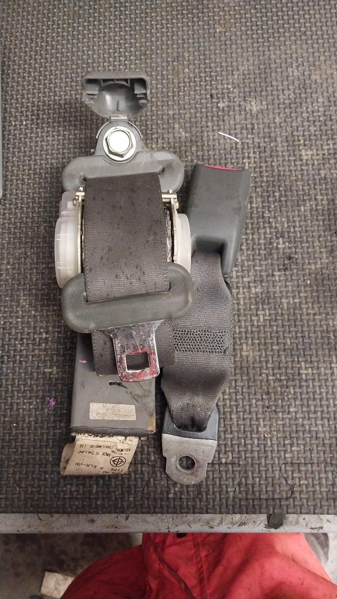 2006 Ford Courier PH- Right Rear Seat belt- (TAG2172) PN: T86145TB47RR