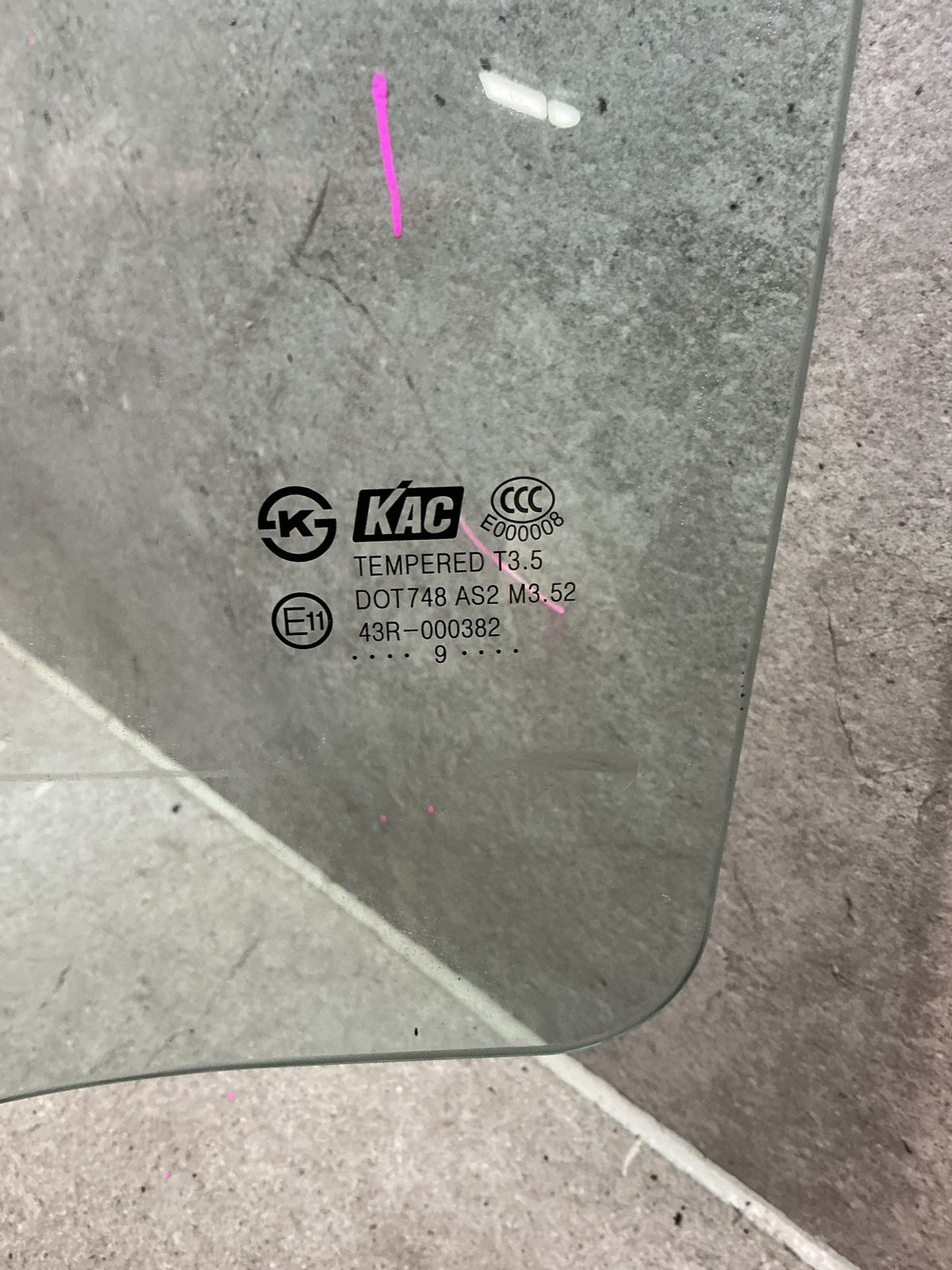 2009 Holden Captiva 7- Left Rear Door Glass- (TAG15910)