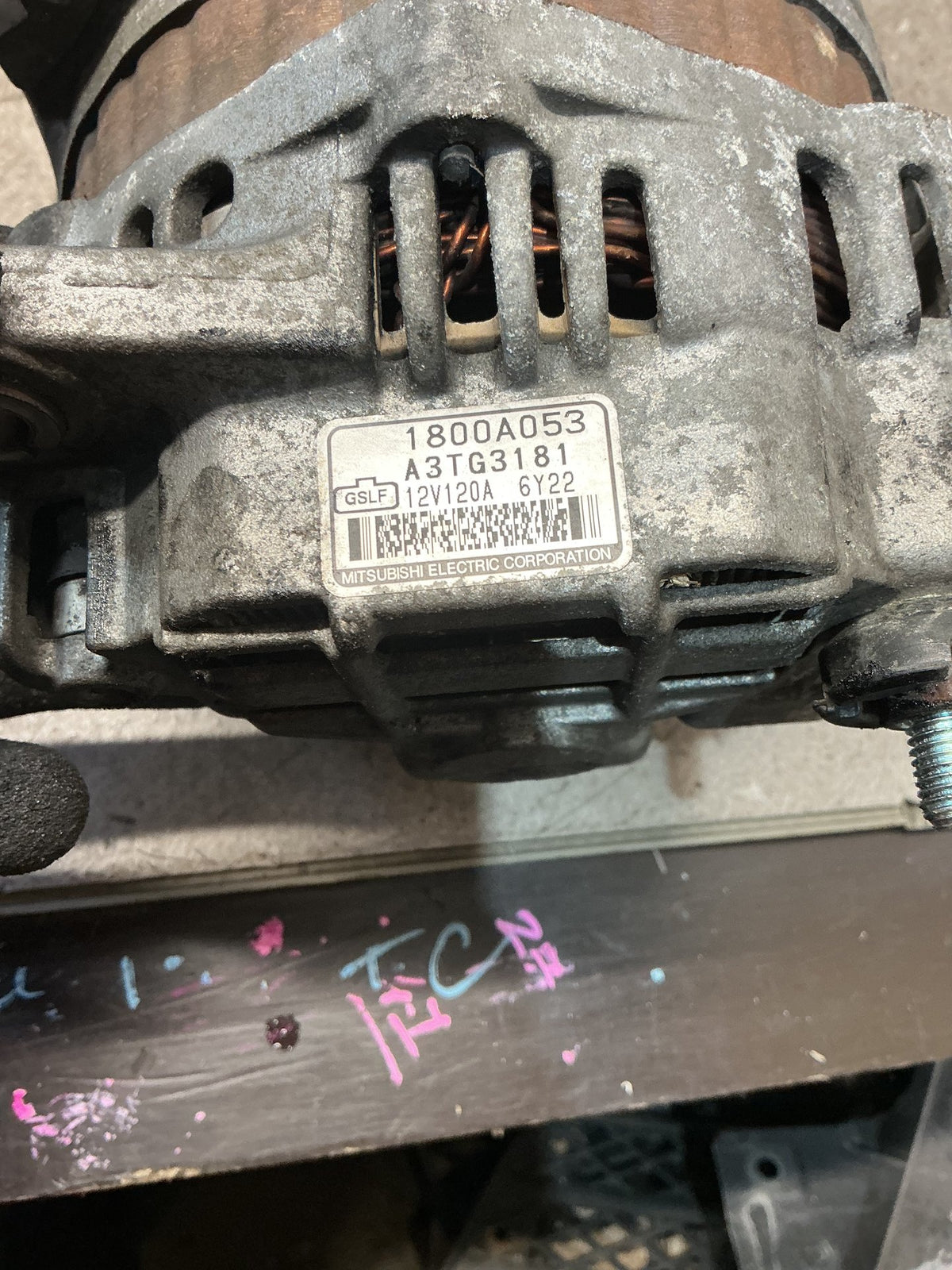 2007 Mitsubishi Outlander- Alternator- (TAG15537)