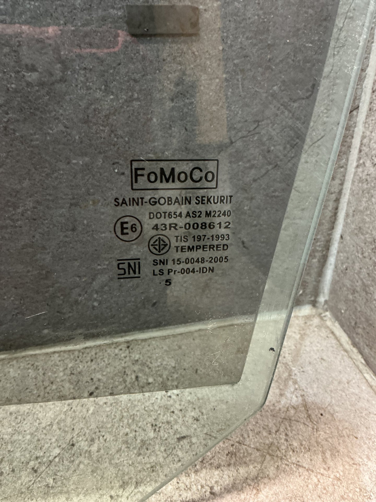 2015-2018 Ford Ranger PXII - Left Front Door Glass - (TAG17953)