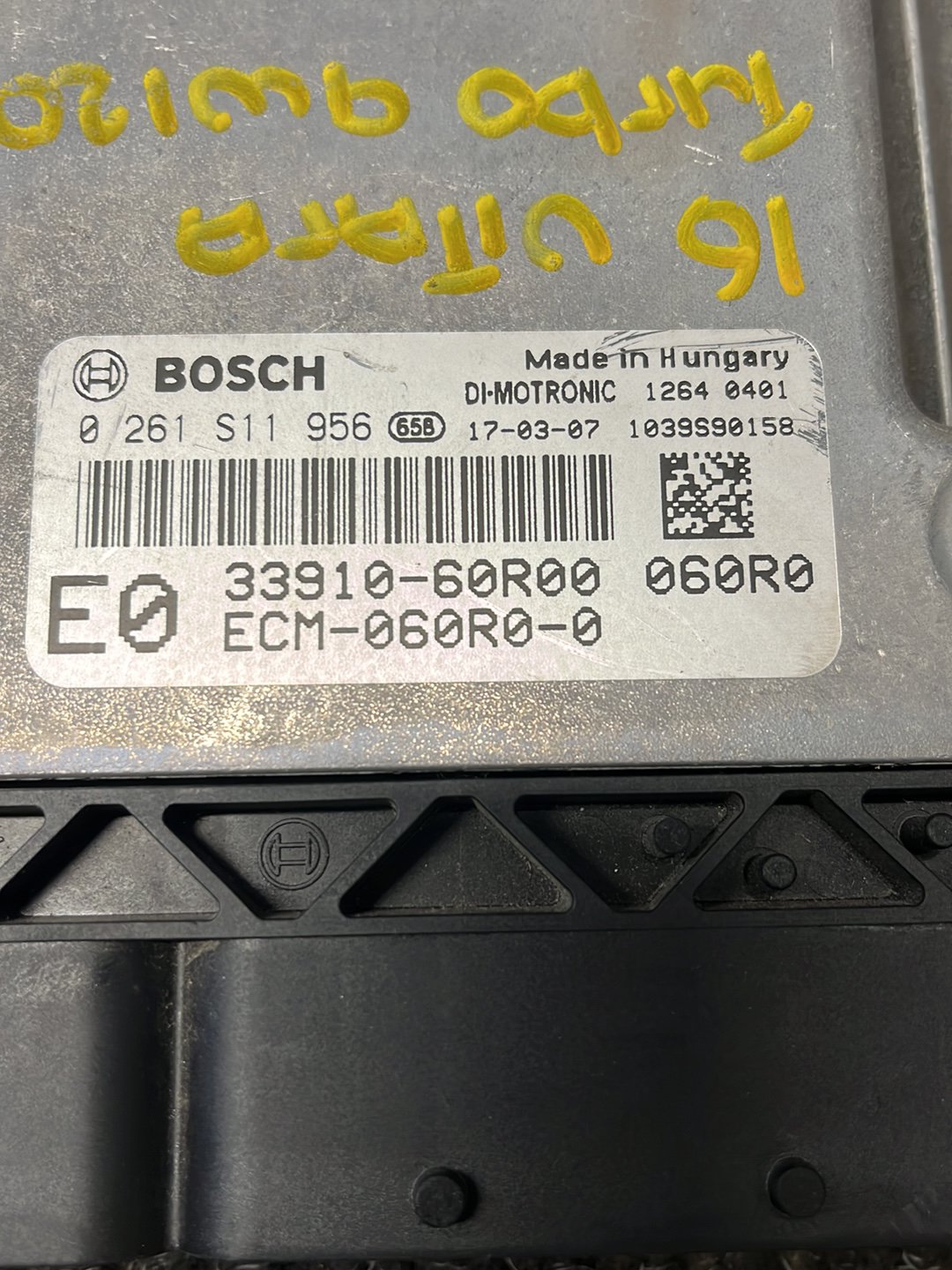 2016 Suzuki Vitara- ECU- (TAG9131) PN: 1039S90158