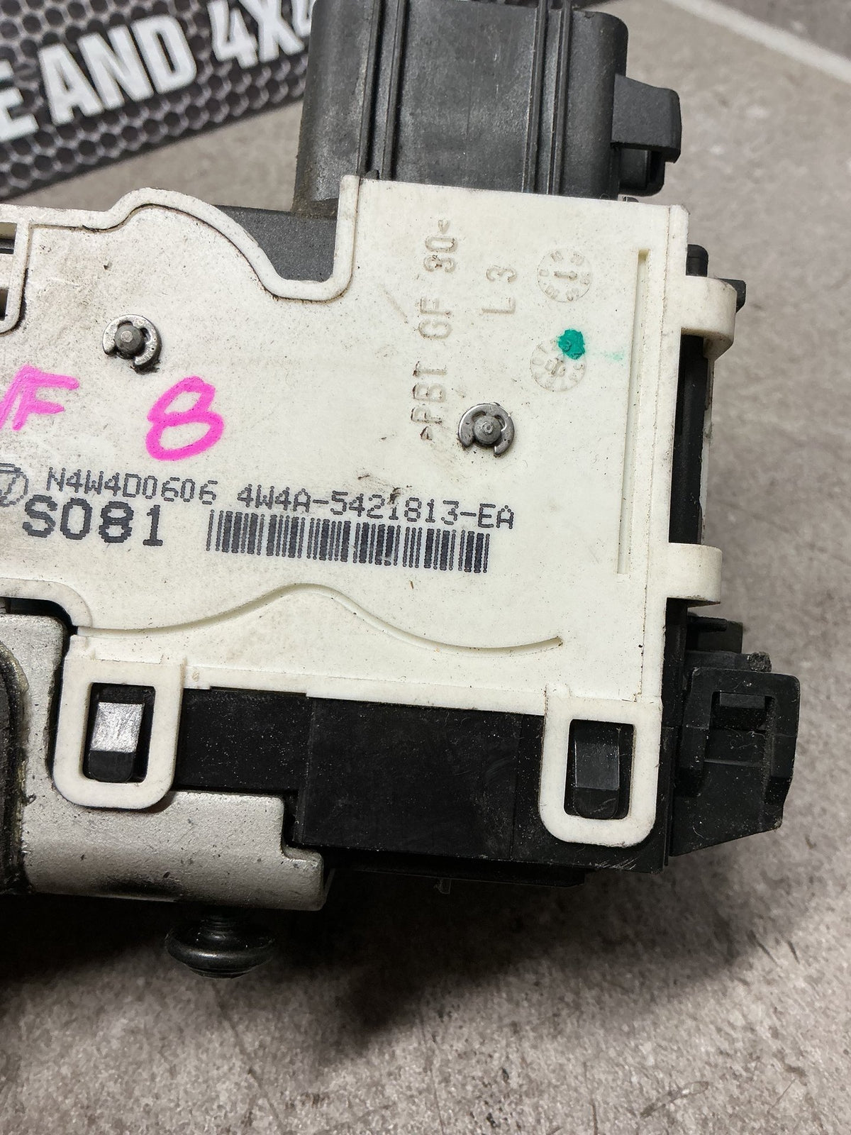 2001 Ford Escape- Left Front Door Lock Actuator- (TAG14166) PN: 4W4A-5421813-EA