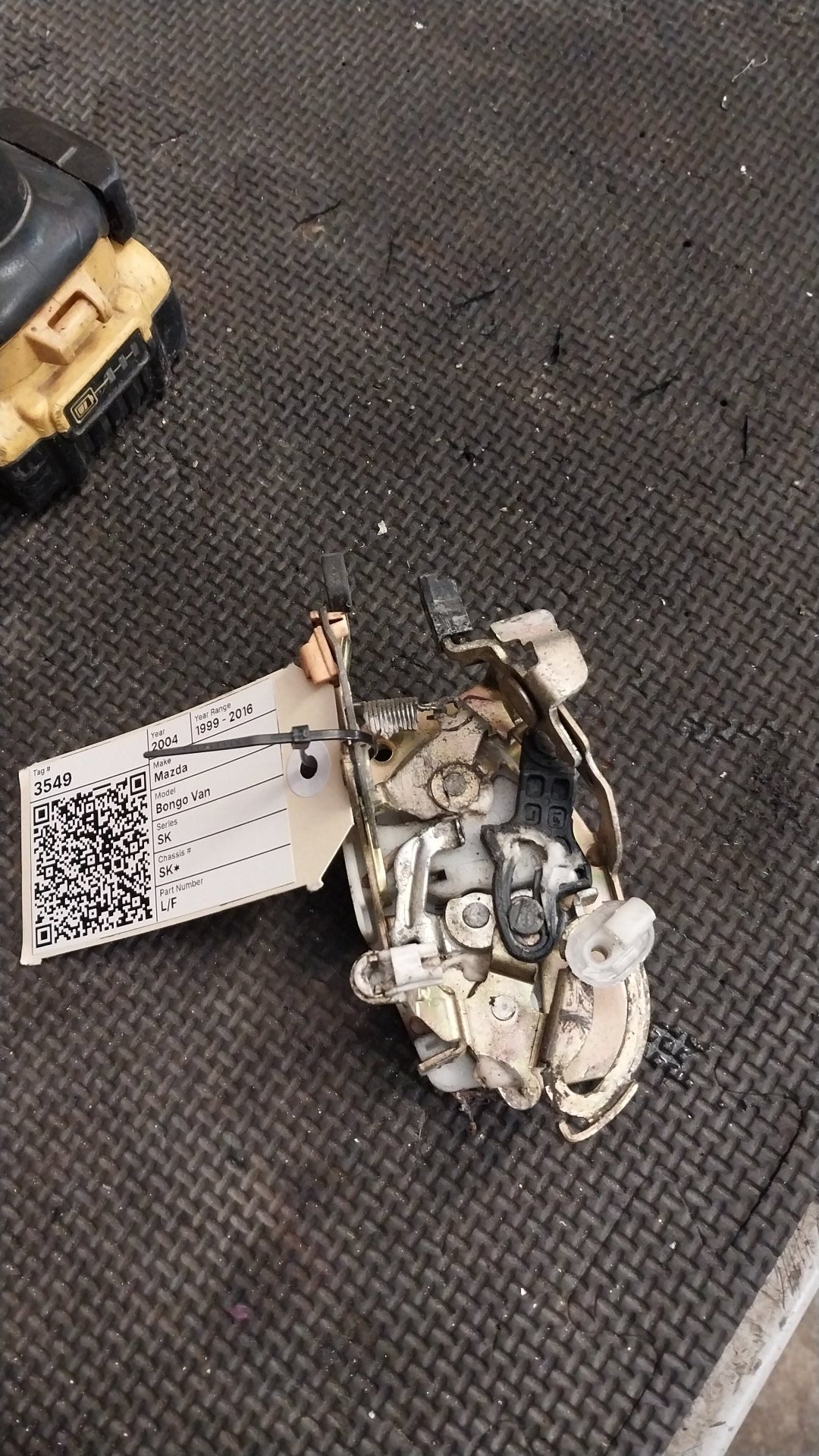 Left Front Lock Mechanism- (TAG3549), L/F, 2004, Mazda, Bongo Van, SK
