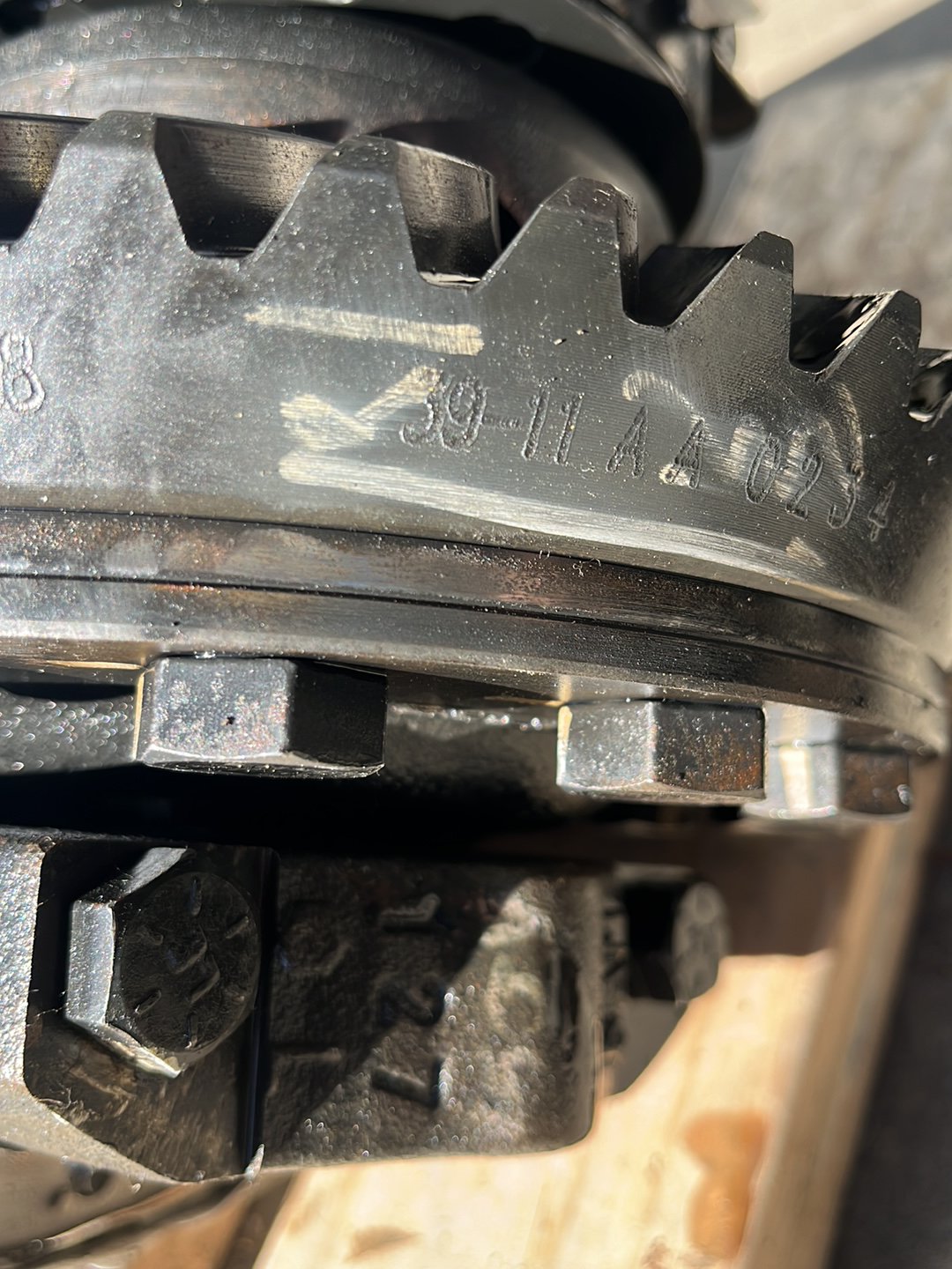 1997 Mitsubishi Pajero II NL- Rear Differential Head- (TAG9465) PN: Ratio 3.8