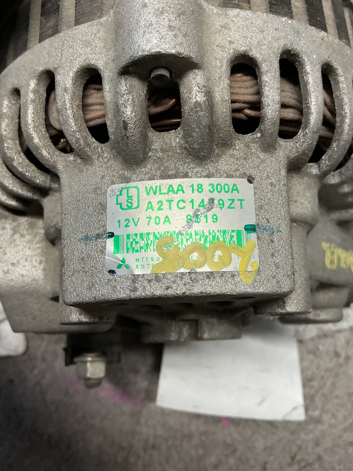 2008 Ford Ranger- Alternator- (TAG14860) PN: WLAA 18 300A