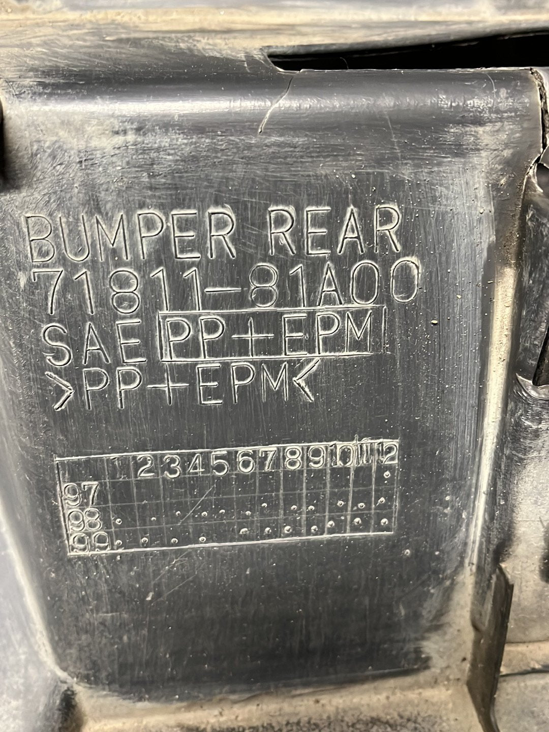 1998-2005 Suzuki Jimny- Rear Bumper Cover- (TAG8254)
