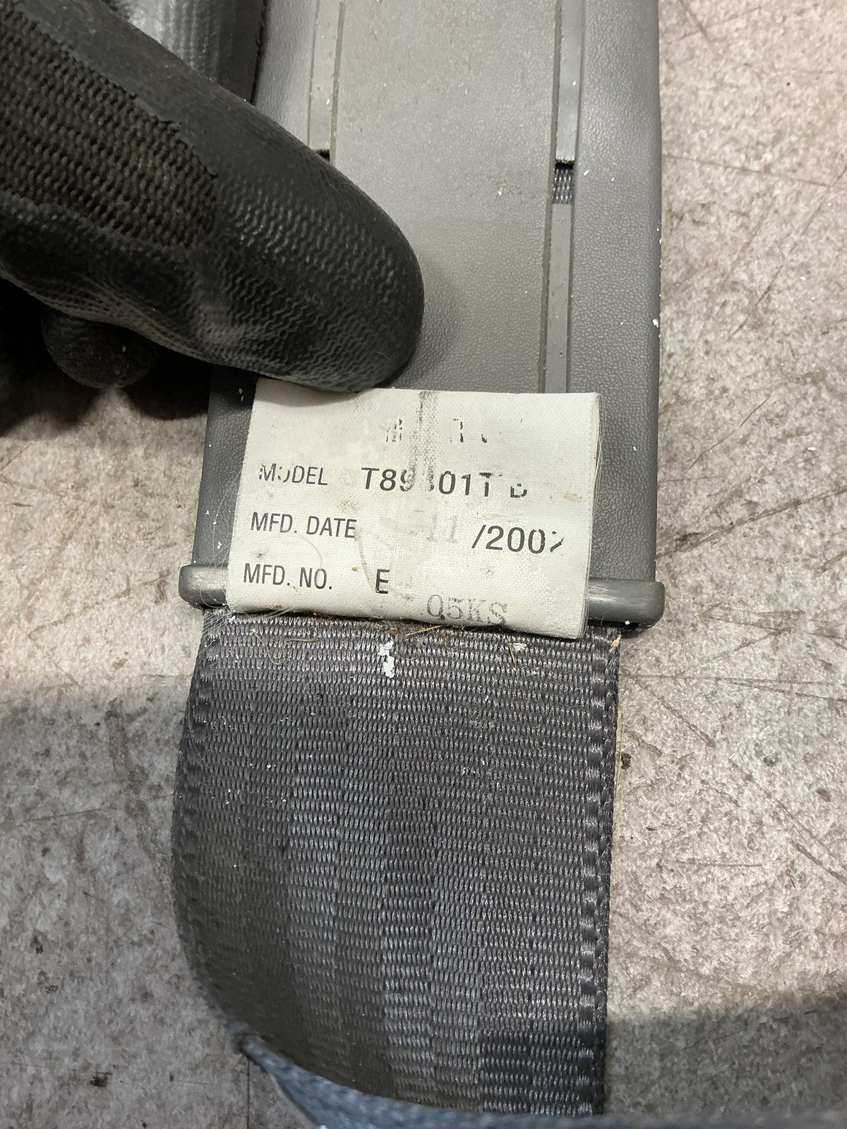 2004-2006 Mazda Bounty - Right Front Seat Belt - (TAG14383)