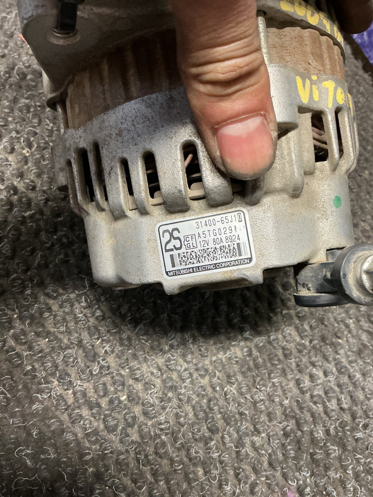 2009 Suzuki Grand Vitara 4W069- Alternator- (TAG10775)