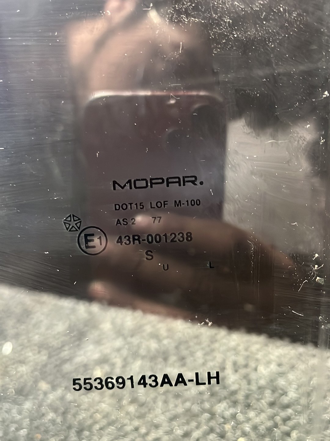 2008 Dodge Nitro KA- Left Front Door Window- (TAG9508) PN: M-100