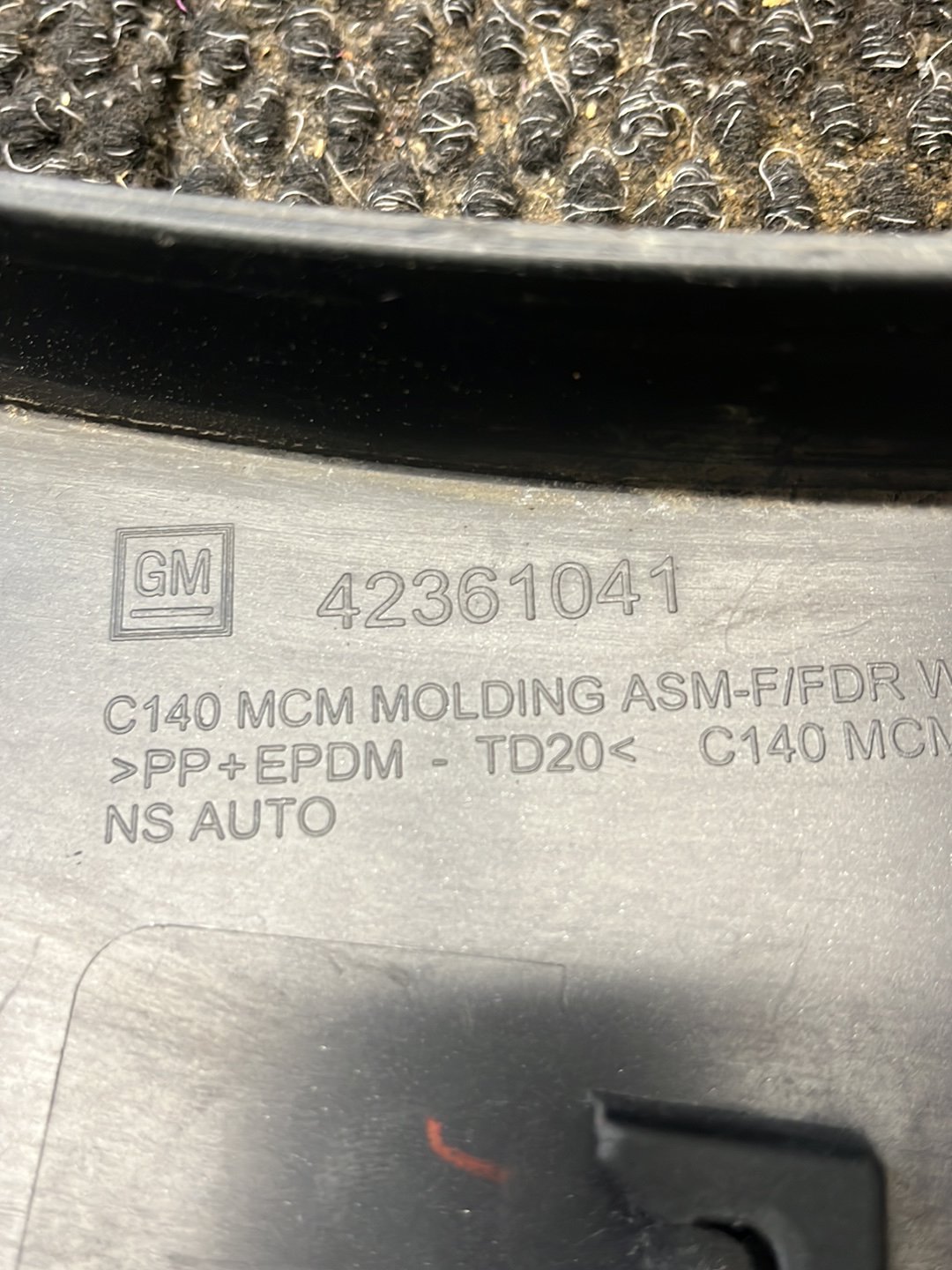 2016 Holden Captiva 7- Left Front Guard Flare- (TAG8655)