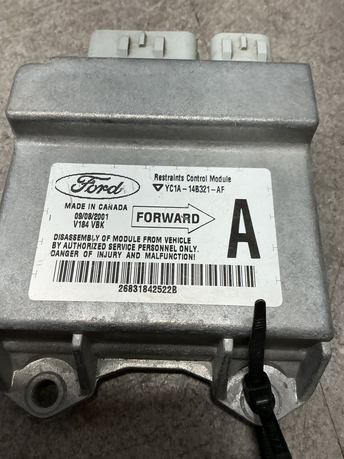 2000 Ford Transit- Airbag Module- (TAG14989)
