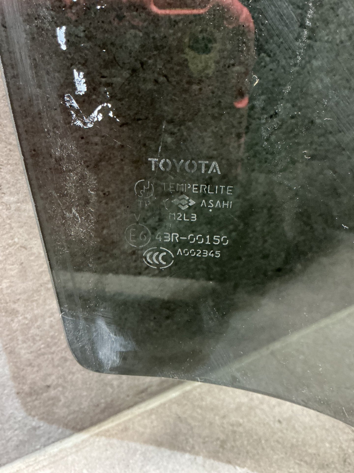 2006-2020 Toyota Previa R50- Right Rear Door Glass- (TAG17039)