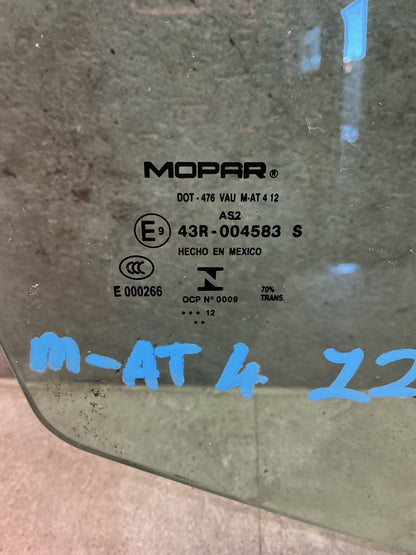 2008-2016 Dodge Journey - Right Front Door Glass - (TAG18971)