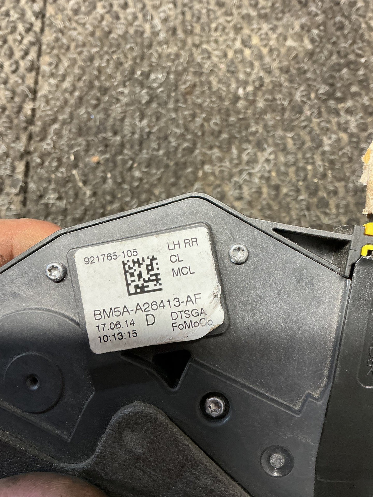 2015 Ford Kuga- Left Rear Door Lock Actuator- (TAG10641)