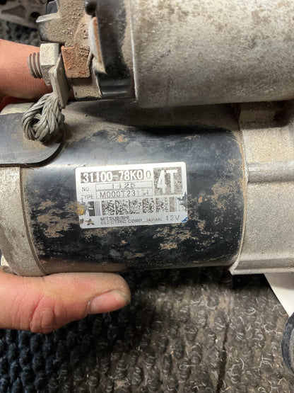 2011 Suzuki Vitara 0W122- Starter Motor- (TAG10757)