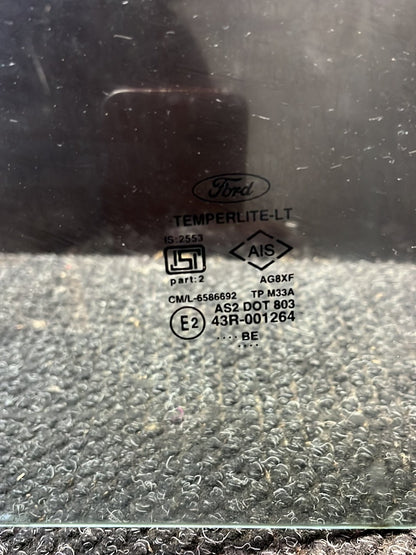 2014 Ford EcoSport- Right Rear Door Window- (TAG8975)