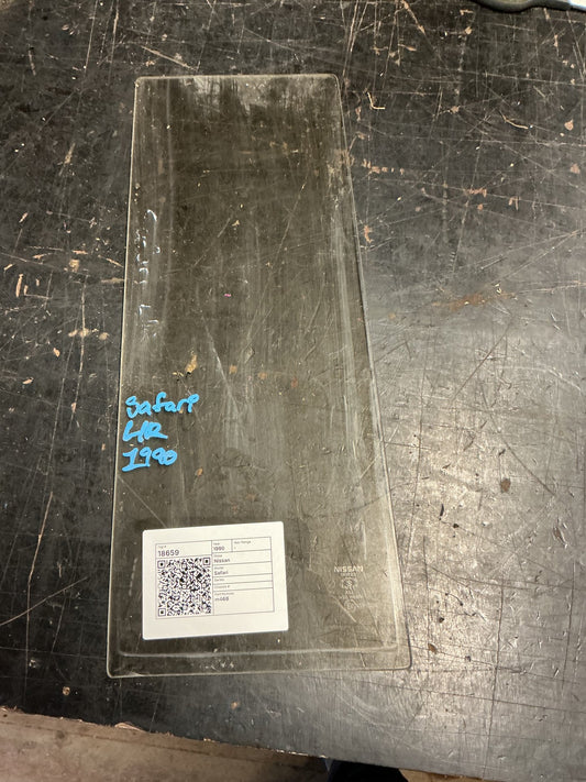 1990 Nissan Safari - Left Rear Quarter Door Glass - (TAG18659)