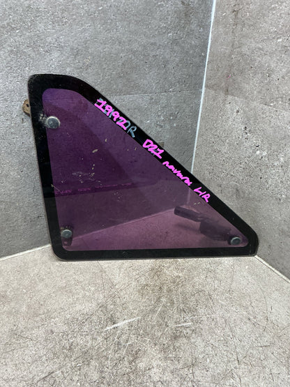 1992 Nissan Navara D21 - Left Rear Cargo Glass - (TAG18771)