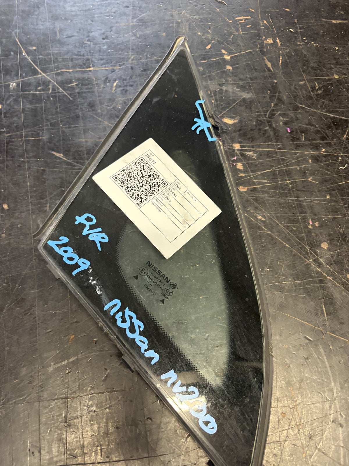 2009 Nissan NV200 - Right Front Quarter Door Glass - (TAG18611)