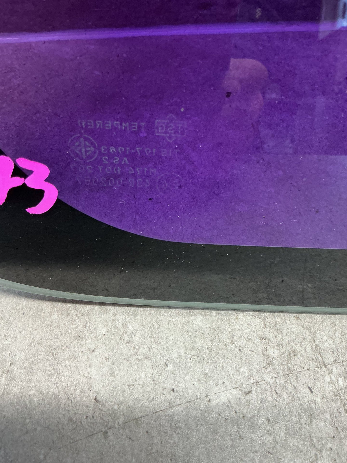 2004-2006 Mazda Bounty- Right Rear Door Glass- (TAG14390)