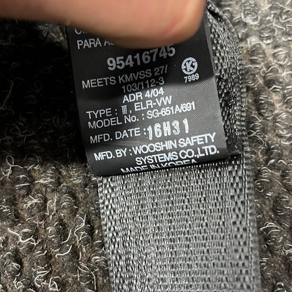 Left Rear Seat Belt- (TAG7947), SG-651A/691, 2017, Holden, Captiva