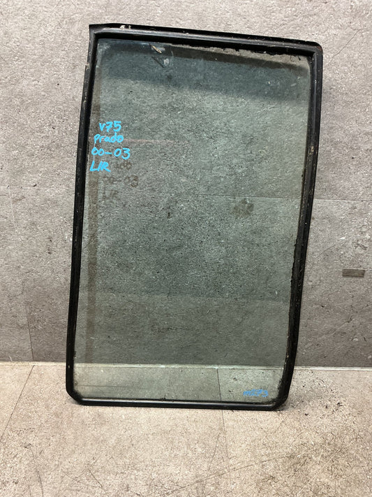 2000-2003 Mitsubishi Pajero V75 - Left Rear Quarter Door Glass - (TAG18672)
