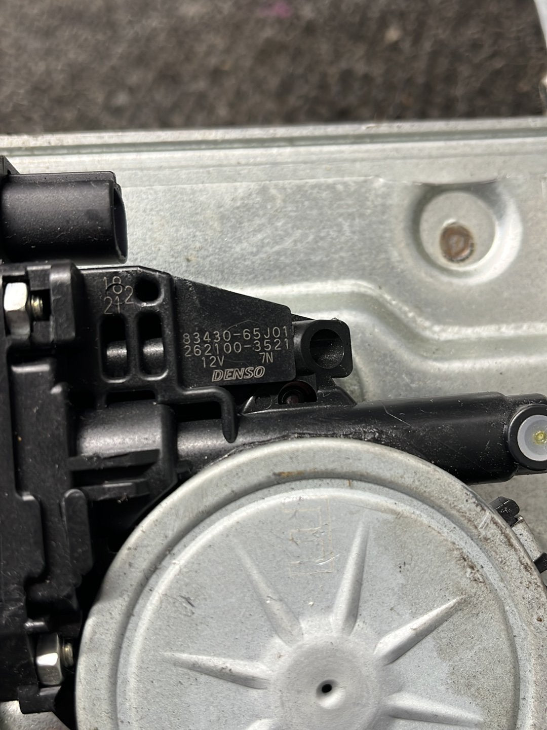 Right Front Window Regulator/Motor- (TAG7620), 83430-65J01, 2011, Suzuki, Grand Vitara, JLX